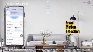 Bộ phát hiện chuyển động RS485 Đế gắn thông minh 24GHz